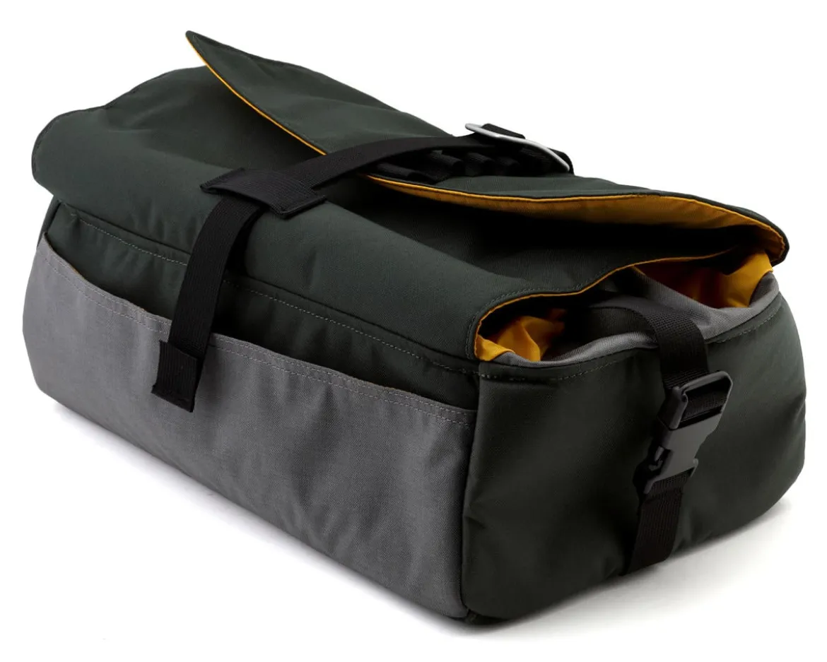 Blackburn Grid Basket Bag (Grey/Green) (22L)
