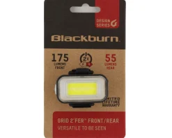 Blackburn GRID 2'Fer Headlight/Tail Light (Black) (175/55 Lumens)