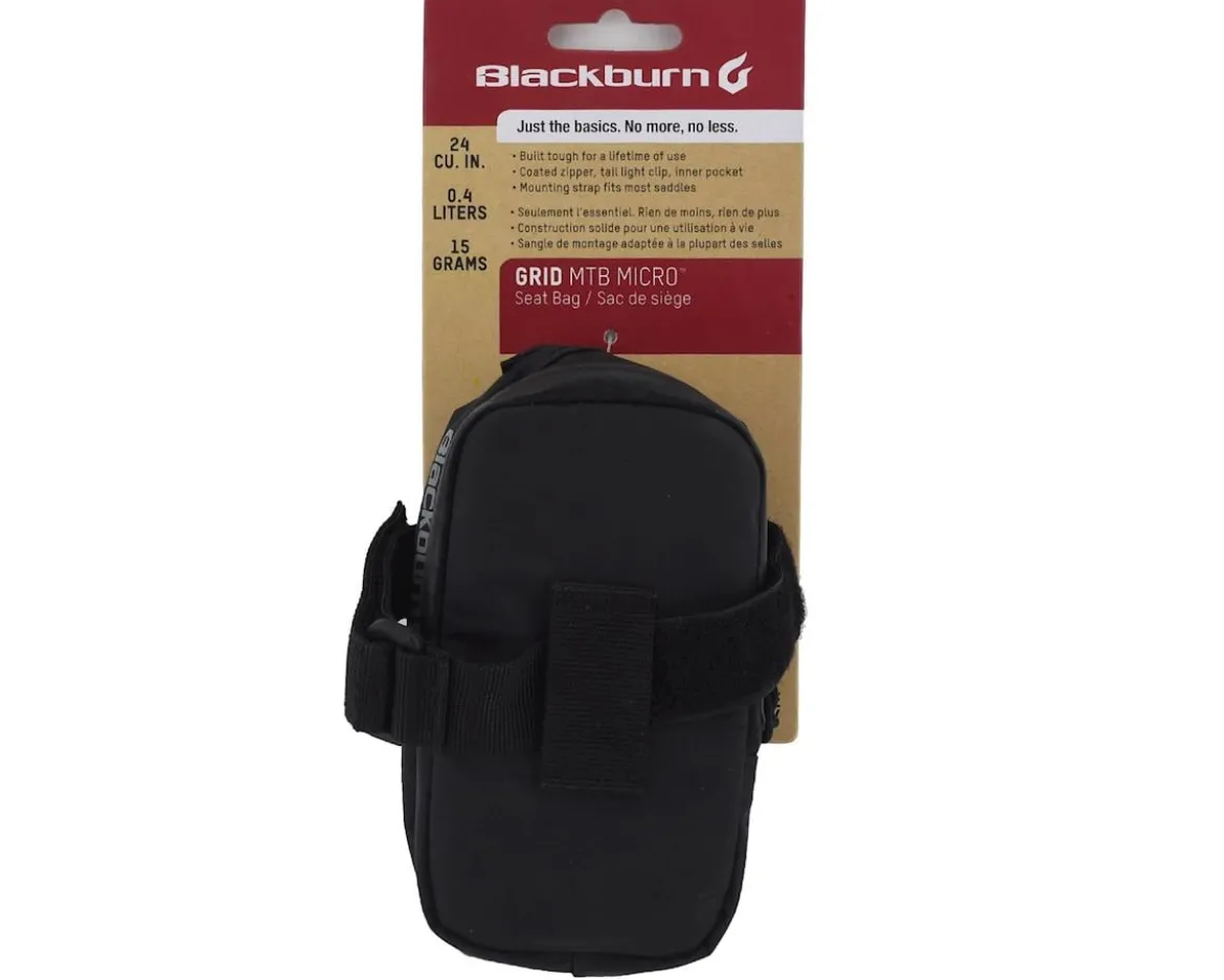 Blackburn Grid MTB Saddle Bag (Black) (0.4L)