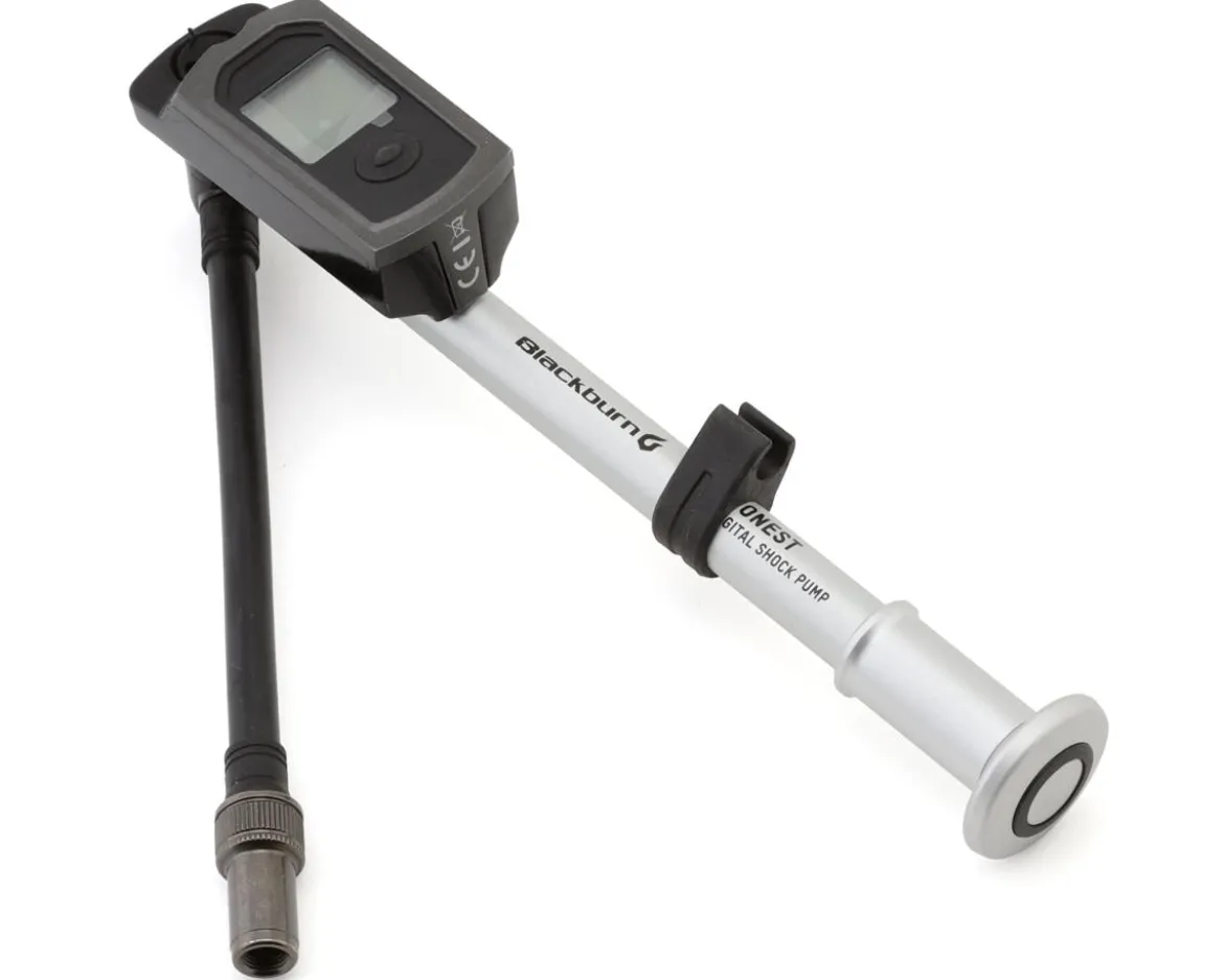 Blackburn Honest Digital Shock Mini-Pump (Silver)