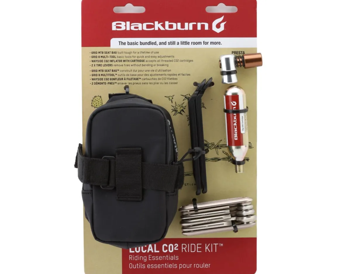 Blackburn Local CO2 Ride Kit (Black) (0.4L)