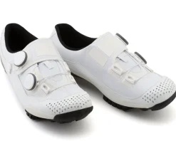 Bont Riot G Gravel/XC MTB Shoes (White) (Wide Fit/Asian Fit) (Bont 42.5) (Wide)