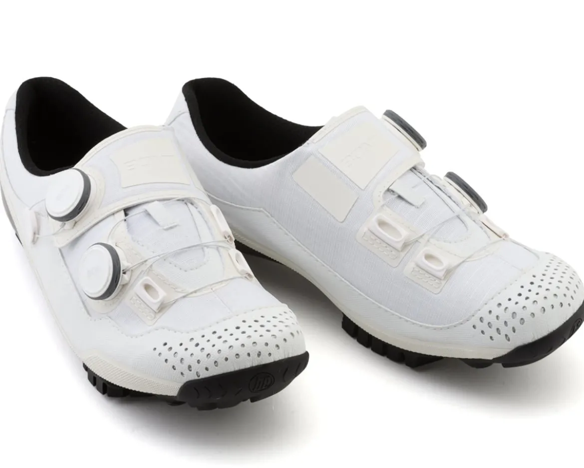 Bont Riot G Gravel/XC MTB Shoes (White) (Wide Fit/Asian Fit) (Bont 42.5) (Wide)