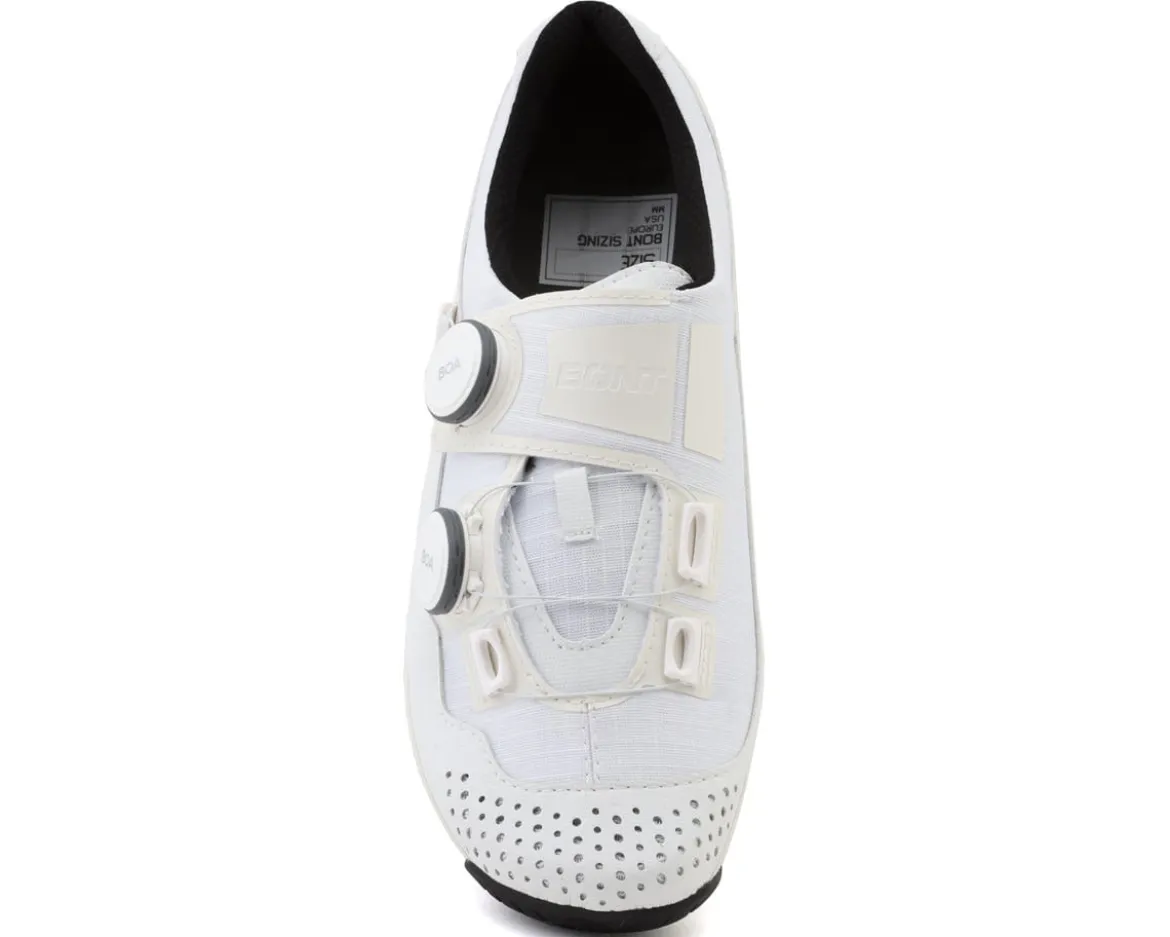 Bont Riot G Gravel/XC MTB Shoes (White) (Bont 41) (Standard Width)