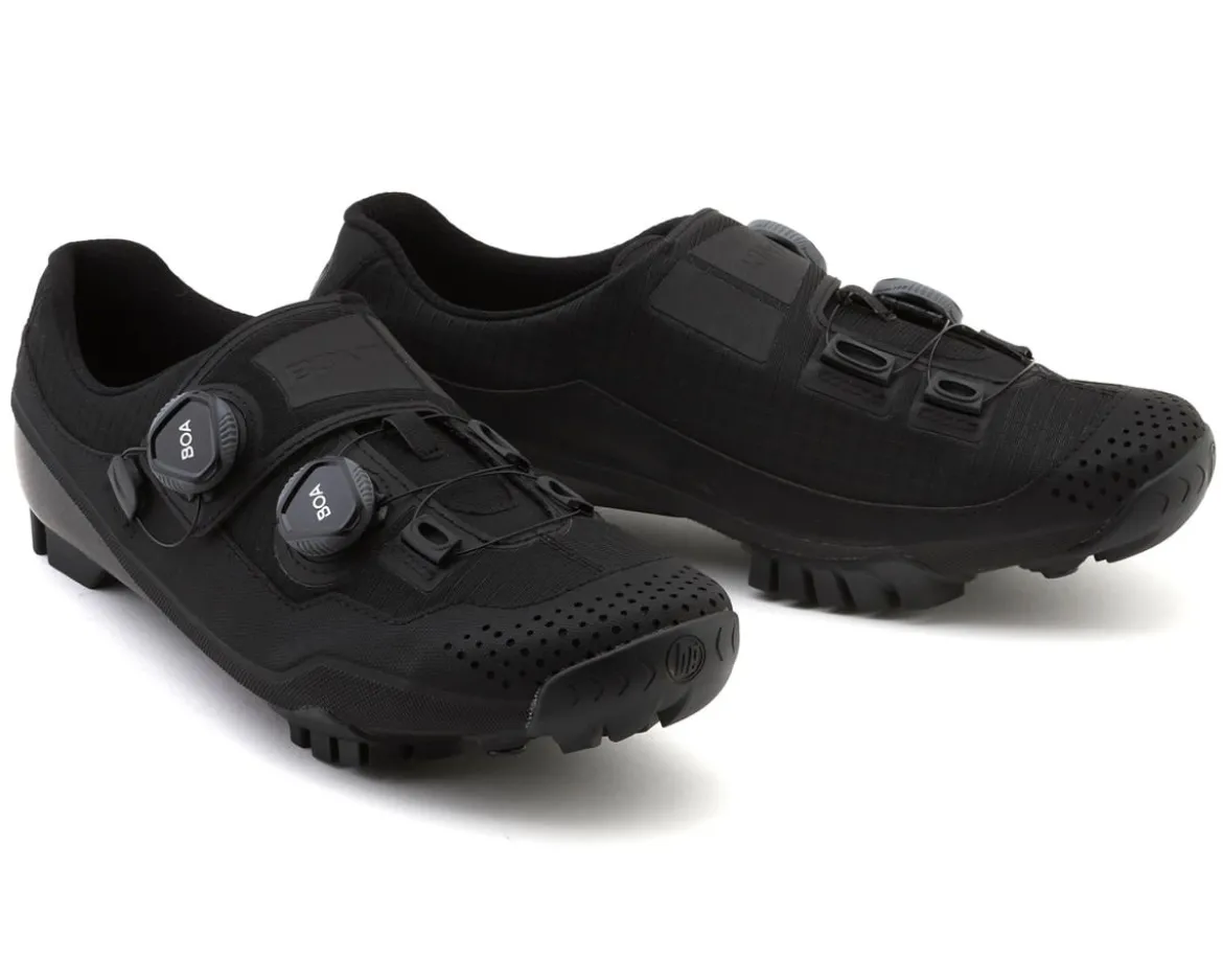 Bont Riot G Gravel/XC MTB Shoes (Black) (Wide Fit/Asian Fit) (Bont 44) (Wide)