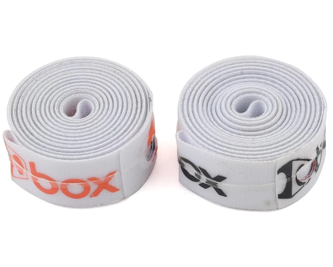 Box Components Radian Rim Straps (White) (20") (2) (14mm)
