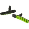Box Three V-Brake Pads (Green) (1 Pair) (Threaded)