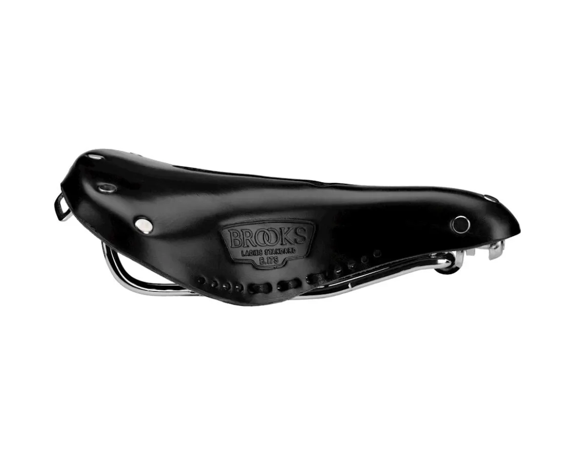 Brooks B17 Imperial Women's Saddle (Black) (Steel Rails) (177mm)