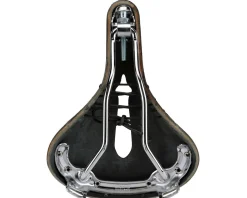 Brooks B17 Imperial Women's Saddle (Black) (Steel Rails) (177mm)