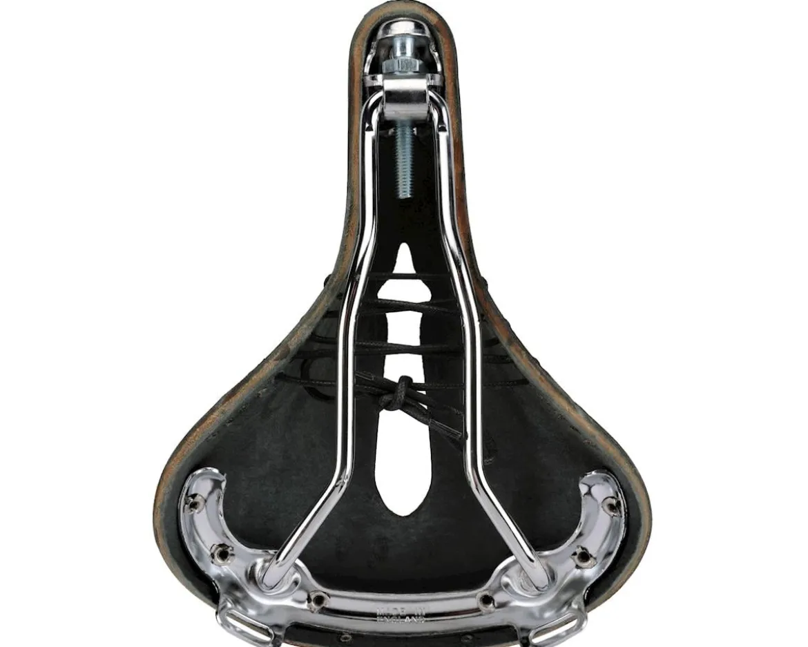 Brooks B17 Imperial Women's Saddle (Black) (Steel Rails) (177mm)