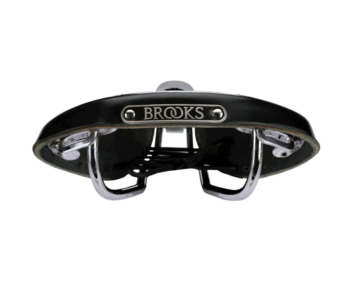 Brooks B17 Imperial Women's Saddle (Black) (Steel Rails) (177mm)