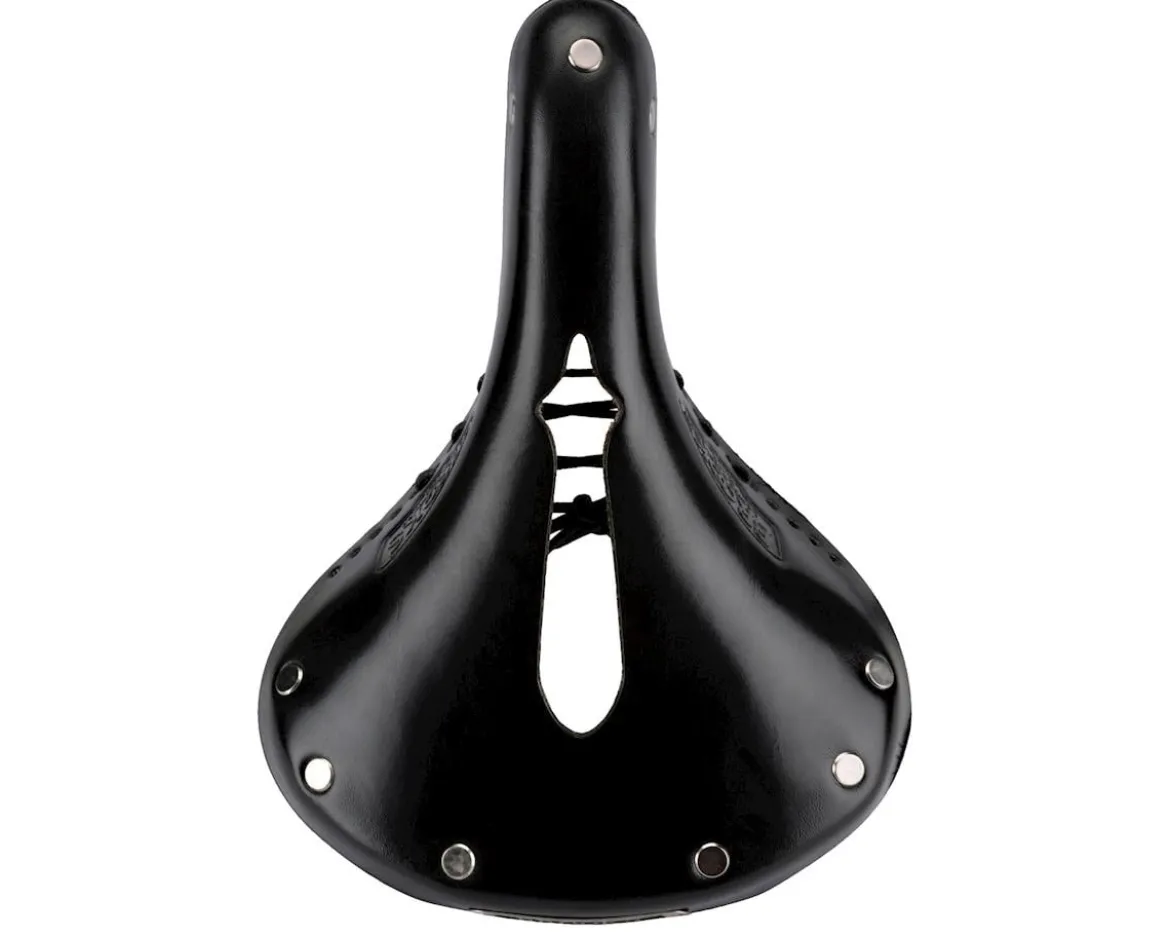 Brooks B17 Imperial Women's Saddle (Black) (Steel Rails) (177mm)
