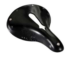 Brooks B17 Imperial Women's Saddle (Black) (Steel Rails) (177mm)