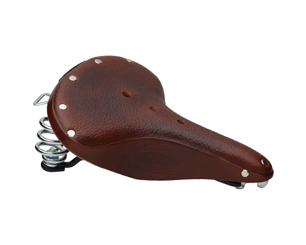 Brooks B67 Men's Saddle (Brown) (Black Steel Rails) (210mm)