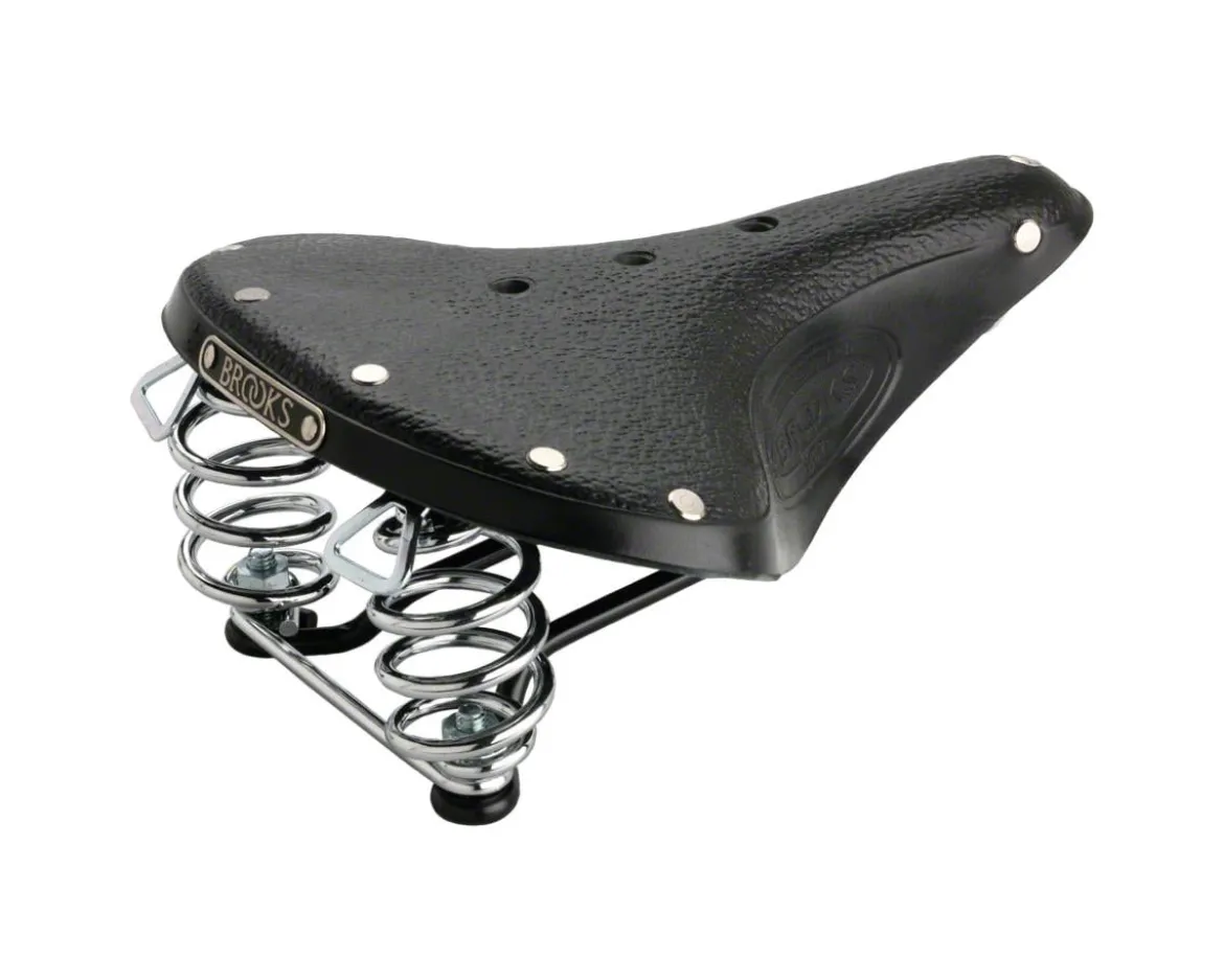 Brooks B67 S Women's Saddle (Black) (Black Steel Rails) (210mm)