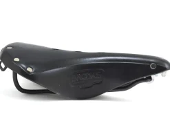 Brooks B17 Saddle (Black) (Black Steel Rails) (170mm)