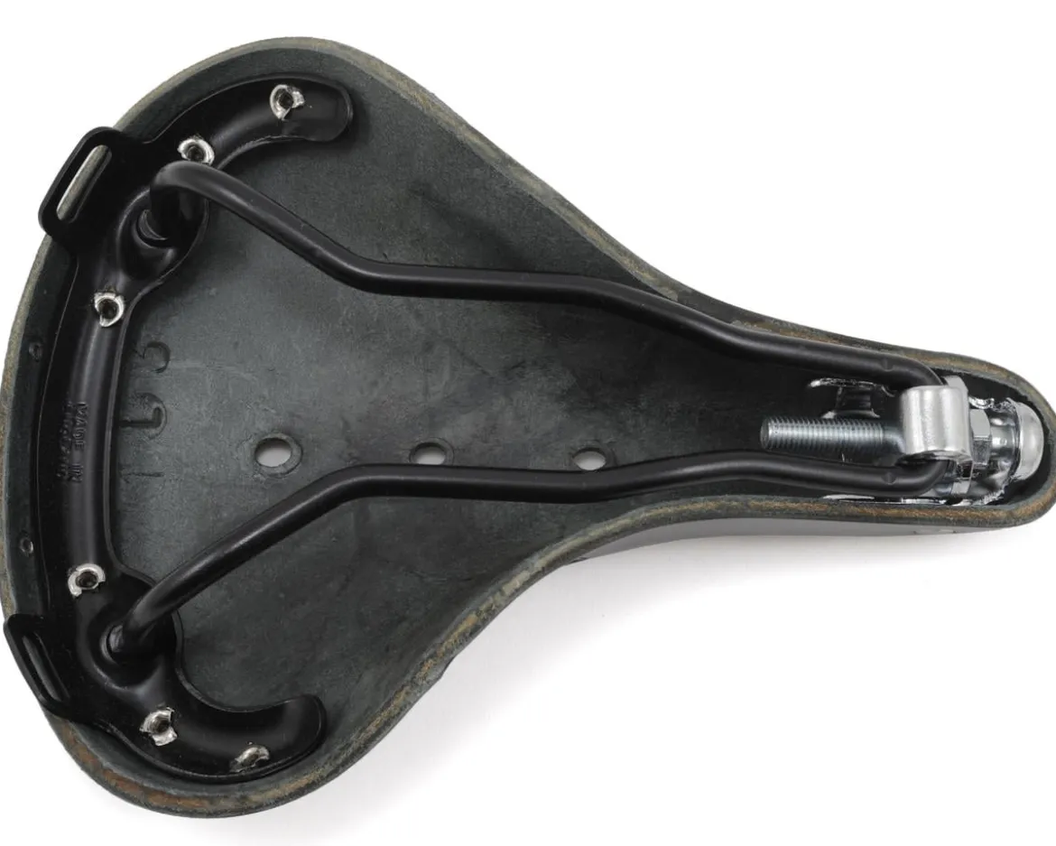 Brooks B17 Women's Saddle (Black) (Black Steel Rails) (177mm)