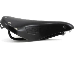 Brooks B17 Women's Saddle (Black) (Black Steel Rails) (177mm)