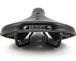 Brooks B17 Women's Saddle (Black) (Black Steel Rails) (177mm)