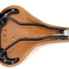 Brooks B17 Women's Saddle (Honey) (Black Steel Rails) (177mm)