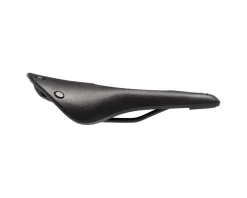 Brooks C17 Cambium Carved Saddle (Black) (Steel Rails) (164mm)
