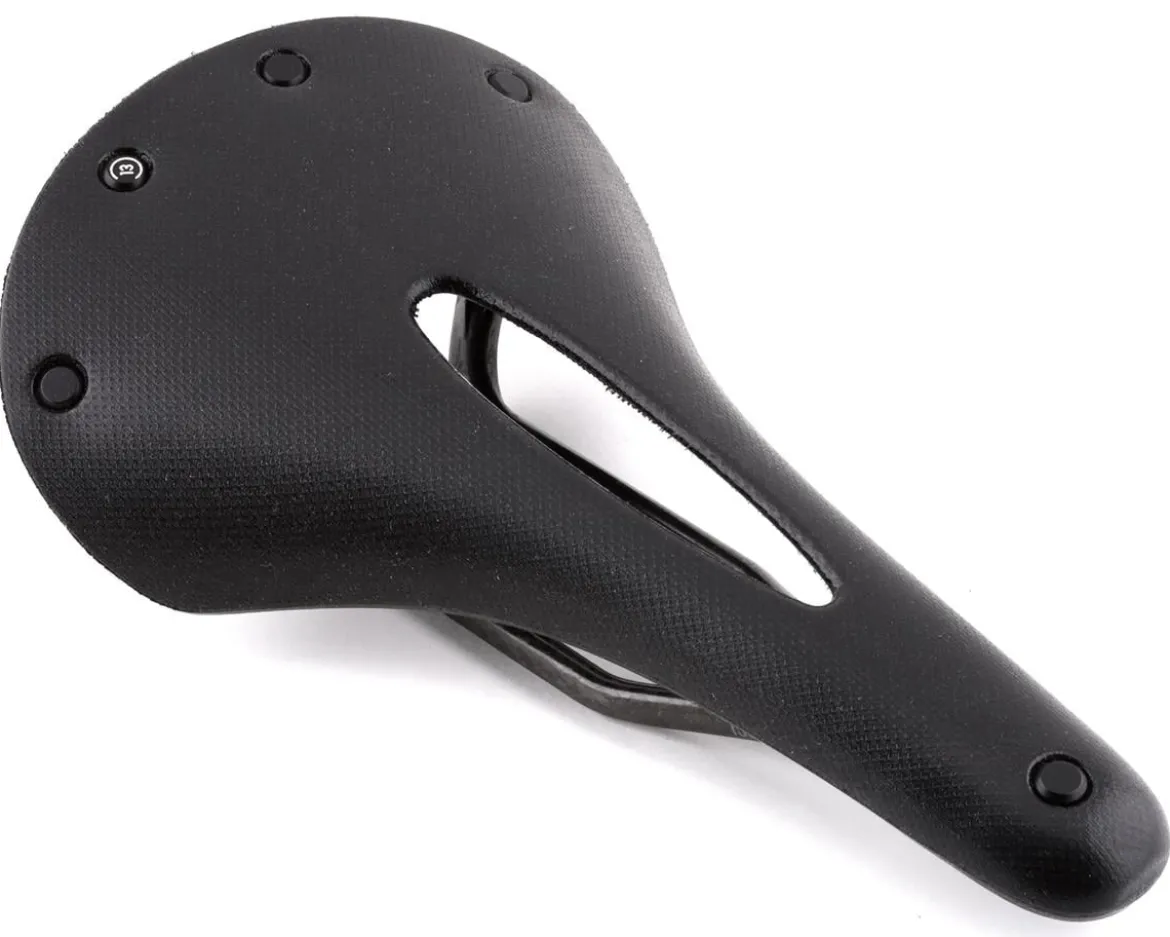 Brooks C13 Cambium Carved Saddle (Black) (Carbon Rails) (158mm)