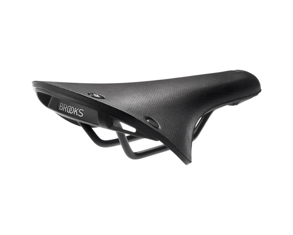 Brooks C19 Cambium Saddle (Black) (Steel Rails) (184mm)