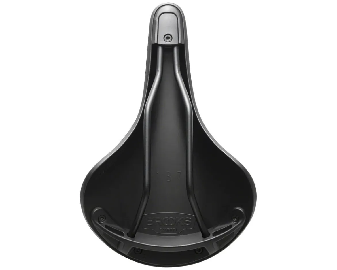 Brooks C19 Cambium Saddle (Black) (Steel Rails) (184mm)