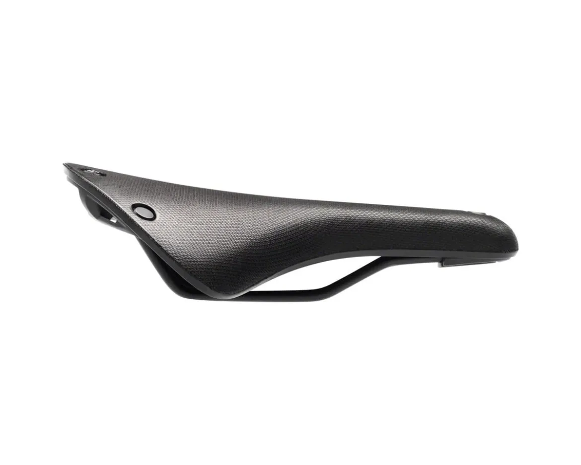 Brooks C19 Cambium Saddle (Black) (Steel Rails) (184mm)