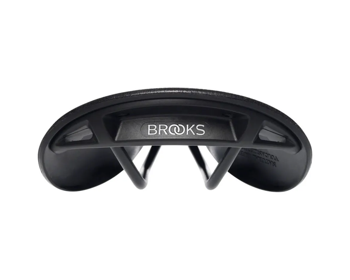 Brooks C17 Cambium Saddle (Black) (Steel Rails) (164mm)