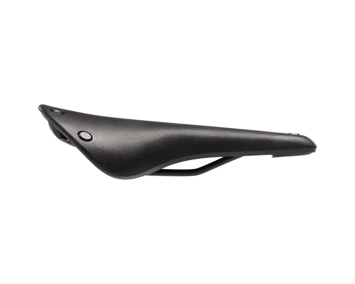 Brooks C17 Cambium Saddle (Black) (Steel Rails) (164mm)