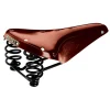 Brooks Flyer Men's Leather Saddle (Honey) (Steel Rails) (170mm)