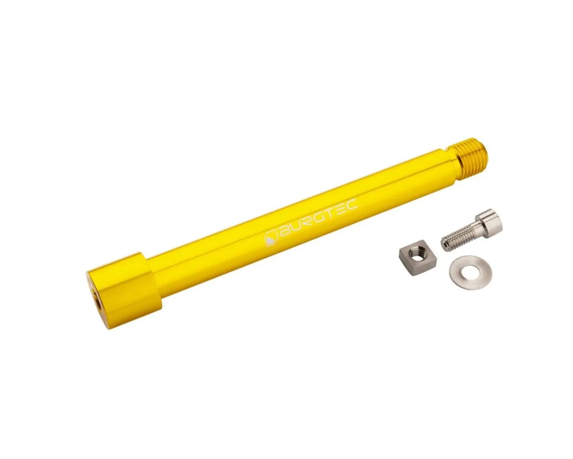 Burgtec Fox Fork 2021+ Axle (Bullion Gold) (15 x 110mm) (Fox 36/38)