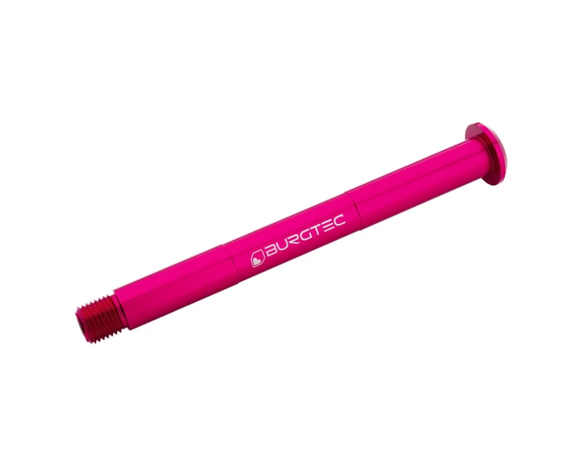 Burgtec Fox Fork Pre-2021 Axle (Toxic Barbie Pink) (15 x 110mm)