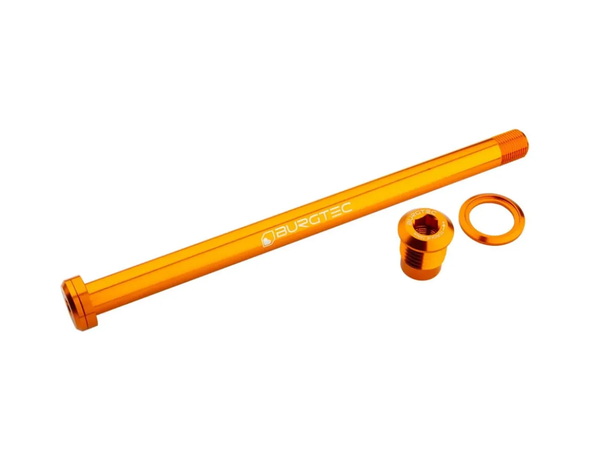 Burgtec 180mm x 12mm 1.00mm Pitch Rear Axle (Iron Bro Orange)