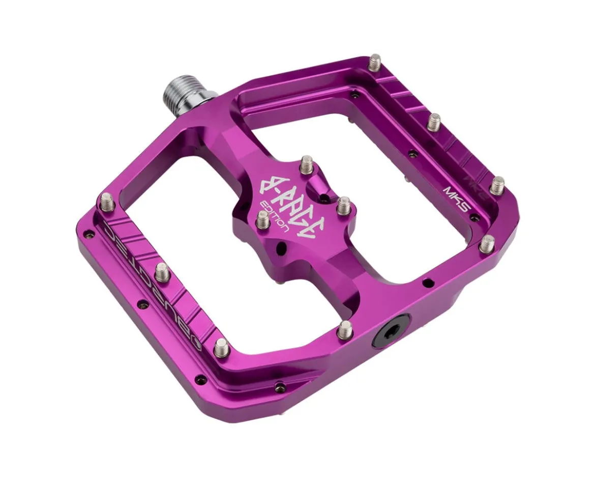 Burgtec Penthouse Flat MK5 B-Rage Edition Pedals (Purple Rain)