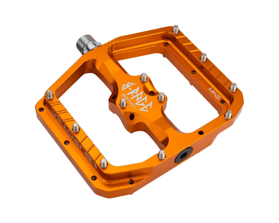 Burgtec Penthouse Flat MK5 B-Rage Edition Pedals (Orange)