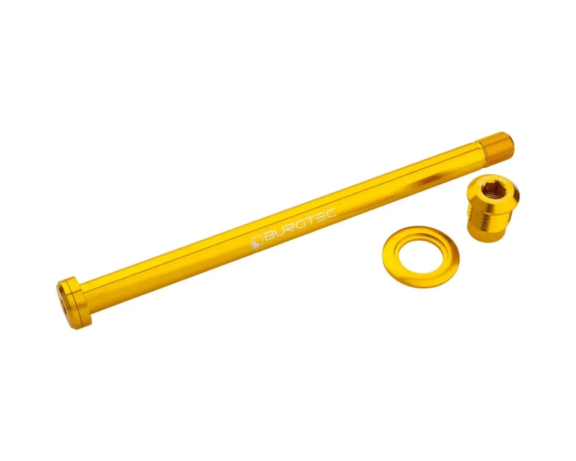 Burgtec Trek 184.5mm Rear Axle (Burgtec Bullion Gold)