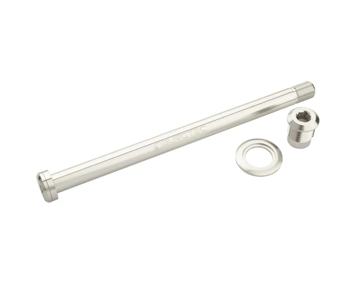 Burgtec Trek 184.5mm Rear Axle (Rhodium Silver)