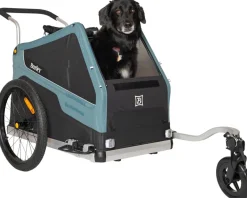 Burley Bark Ranger Pet Bike Trailer & Stroller (Blue) (XL)