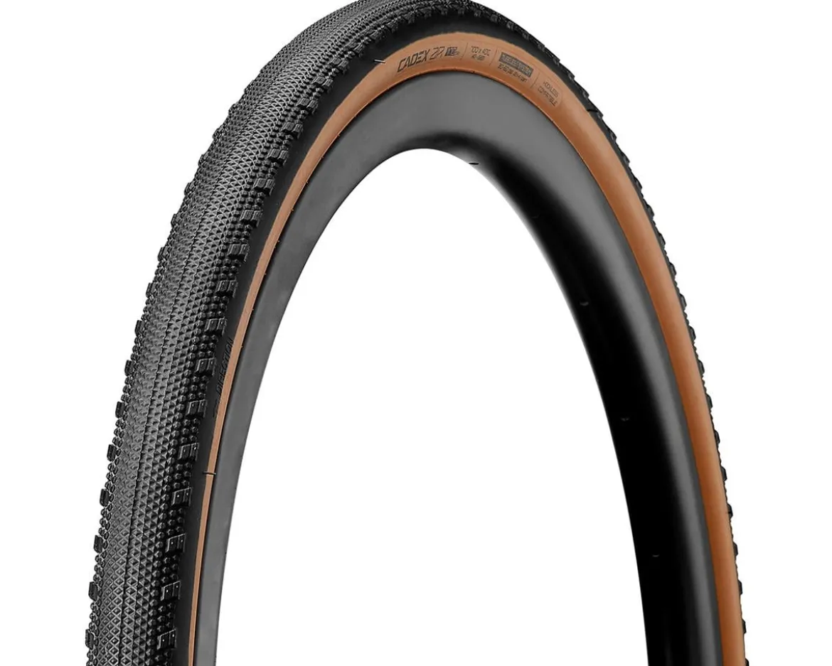 Cadex AR Tubeless Gravel Tire (Tan Wall) (700c) (40mm) (Folding) (AR-S Dual/Supple)