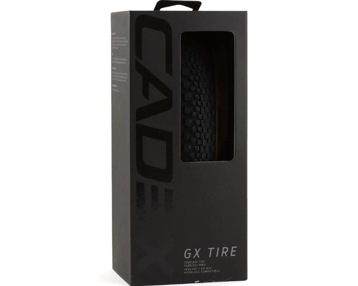 Cadex GX Tubeless Gravel Tire (Tan Wall) (700c) (40mm) (Folding) (GX-S Dual/Supple)
