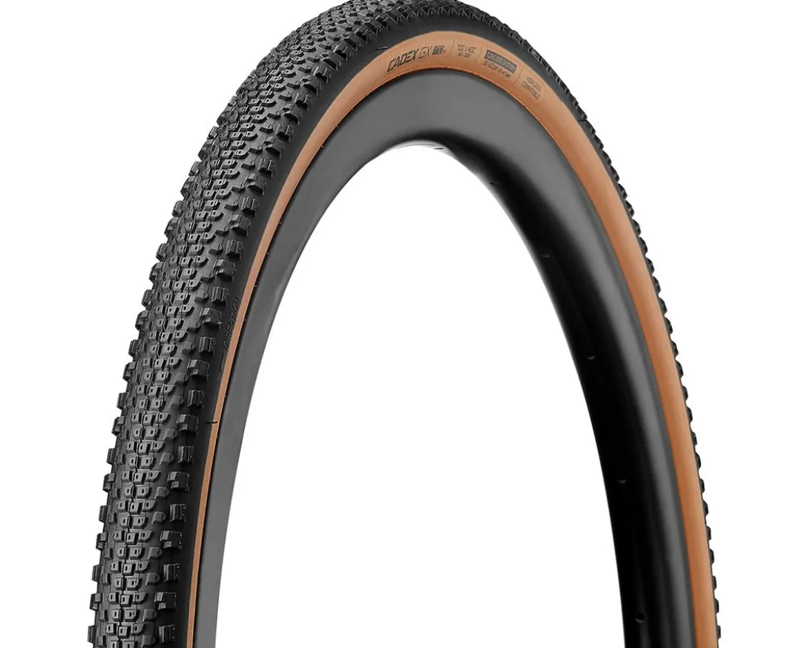 Cadex GX Tubeless Gravel Tire (Tan Wall) (700c) (40mm) (Folding) (GX-S Dual/Supple)
