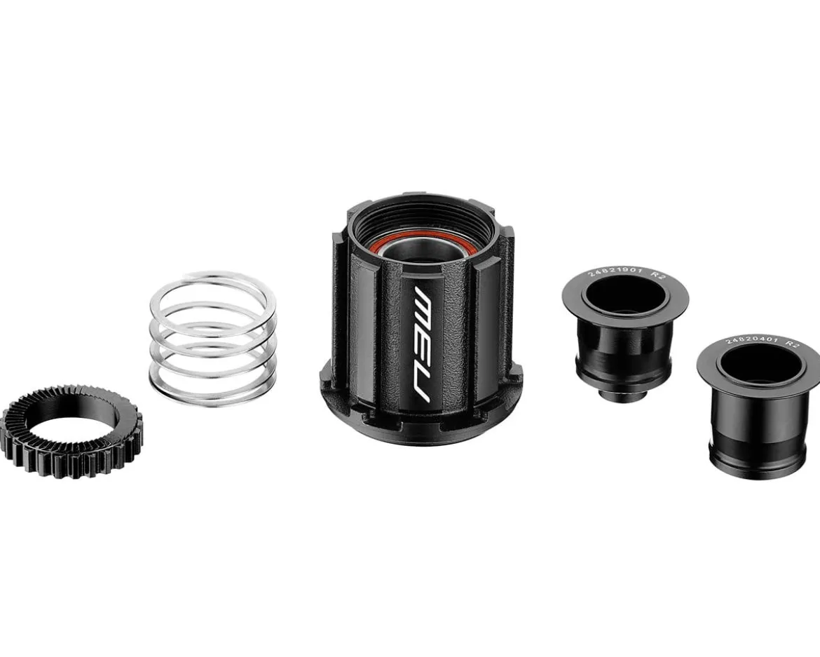 Cadex AR Freehub Body Kit (Black) (Campagnolo N3W) (QR/12mm Driveside End Caps)