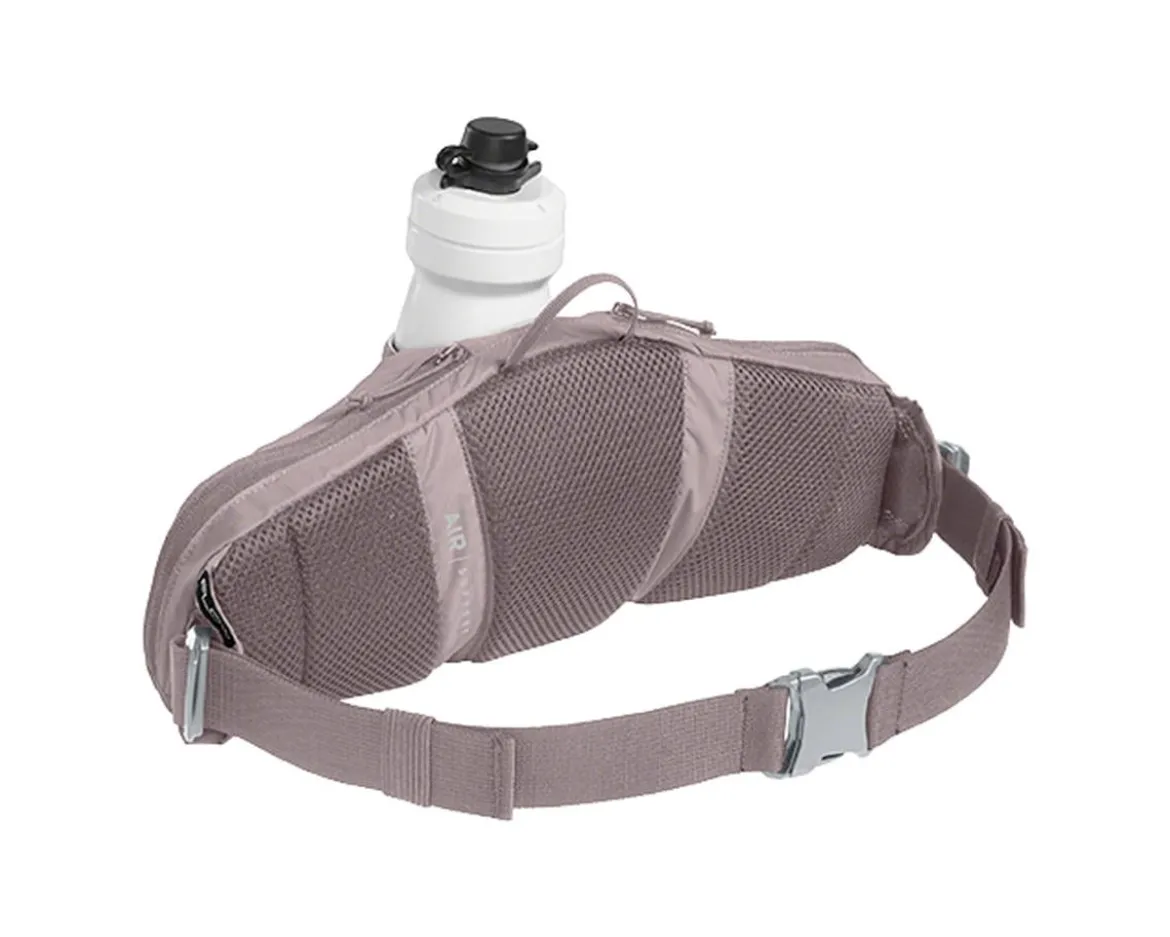 Camelbak Podium Flow 2 Waist Pack (Purple Dove) (w/ 21oz Podium Dirt Series Water Bottle)