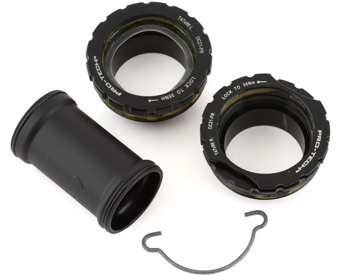 Campagnolo ProTech Bottom Bracket (Black) (T47) (86mm) (25mm Spindle)