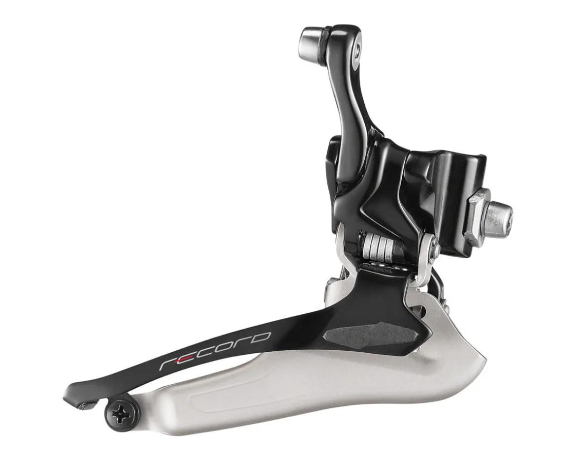 Campagnolo Record Carbon Front Derailleur (2 x 12 Speed) (Braze-On) (Bottom Pull)