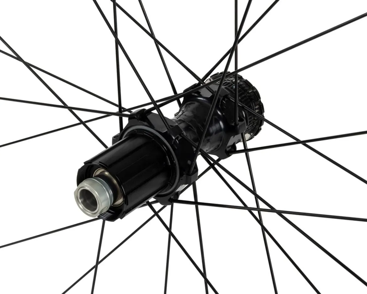 Campagnolo Levante Carbon Gravel Wheelset (Black) (Shimano HG 11/12) (12x100mm, 12x142mm) (700c) (Centerlock) (Tubeless)