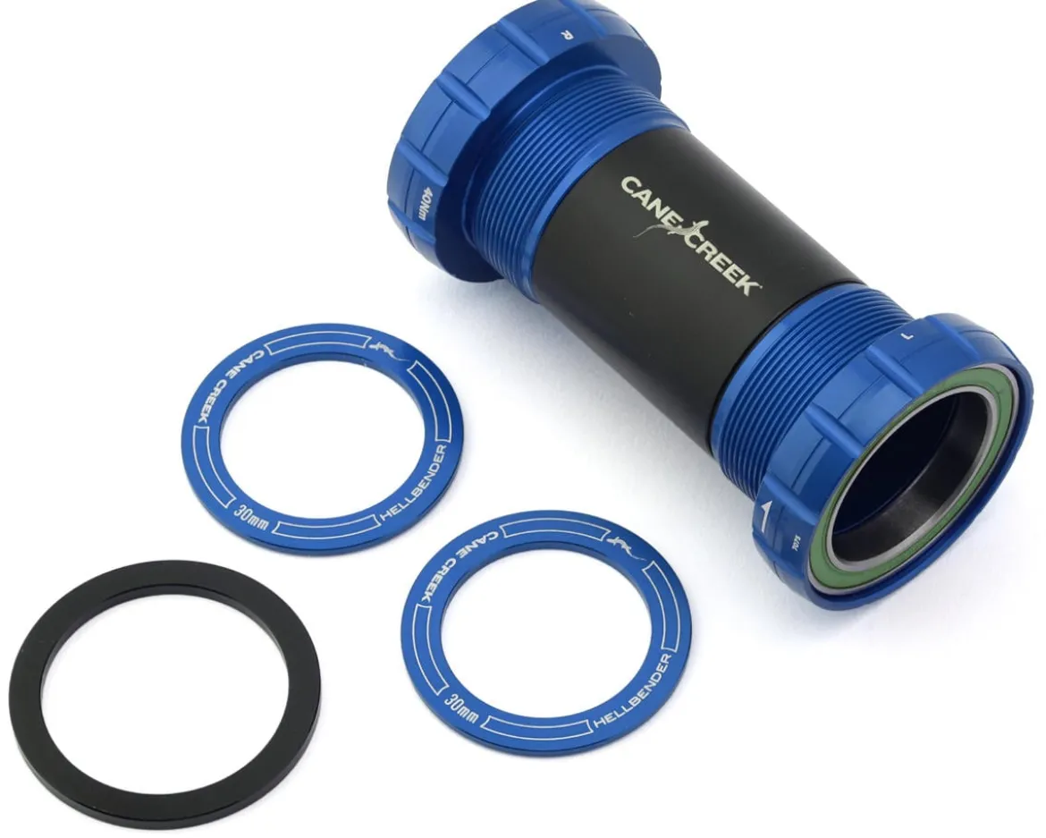 Cane Creek Hellbender 70 Bottom Bracket (Blue) (BSA) (68/73mm) (30mm Spindle)