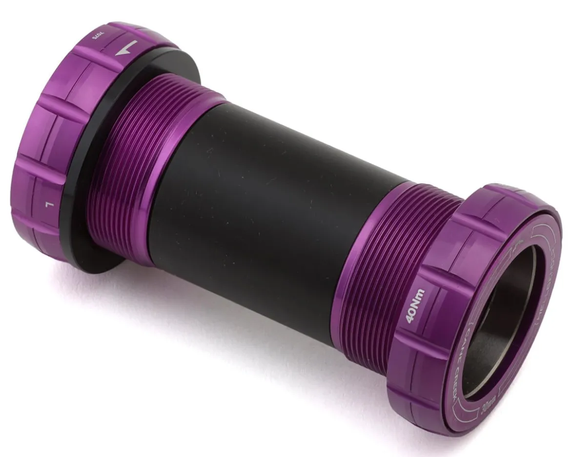Cane Creek Hellbender 70 Bottom Bracket (Purple) (BSA) (68/73mm) (30mm Spindle)